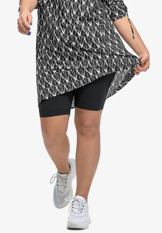 Ellos Studio Stretch Cotton Spandex Bike Shorts