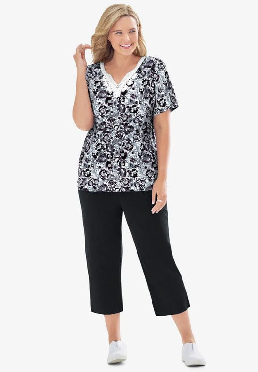 2-Piece Tunic and Capri Set
