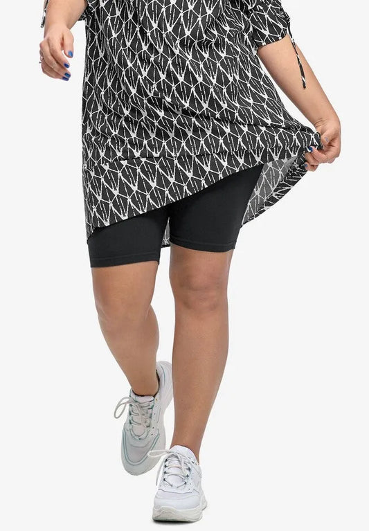 Ellos Studio Stretch Cotton Spandex Bike Shorts