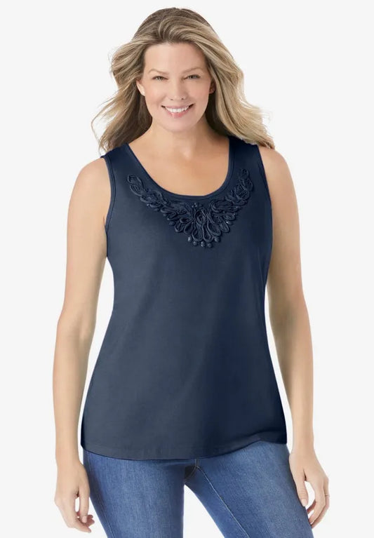 Beaded Tank Top