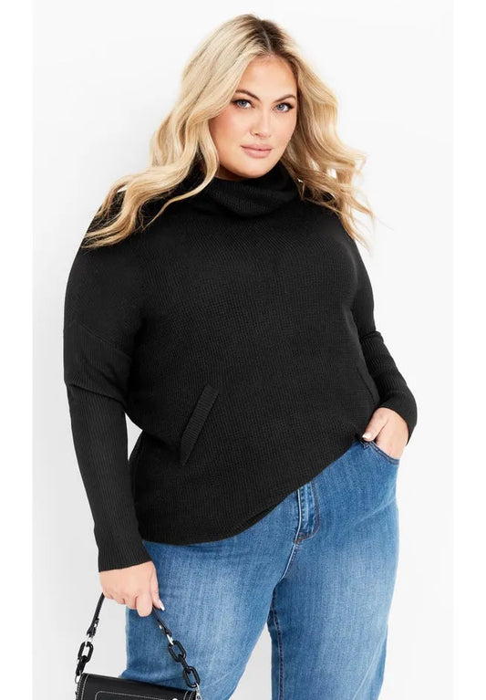 Ash Turtleneck Close Fit Sweater