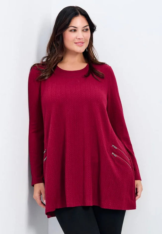 Alina Hacci Zip Detail Tunic
