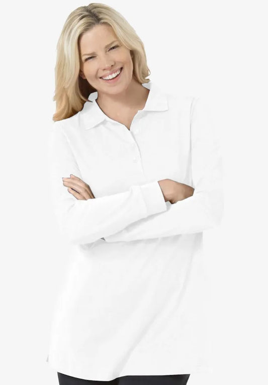 Long-Sleeve Polo Shirt